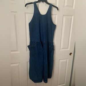 SUNBELT Denim dress, vintage, XL